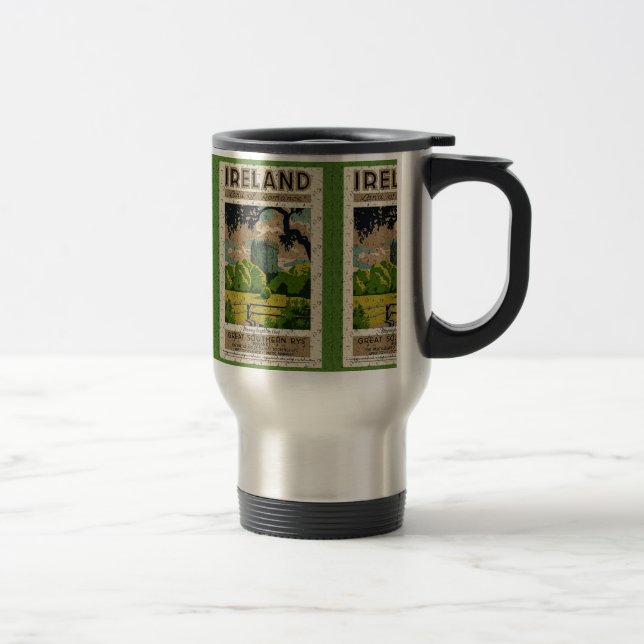 Vintage Blarney Castle Travel Mug (Right)