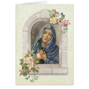 Vintage Blessed Virgin Mary Sorrowful Mother