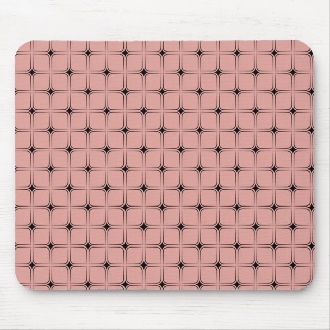 Vintage Bliss Mousepad, Candy Pink Mouse Pad (Front)