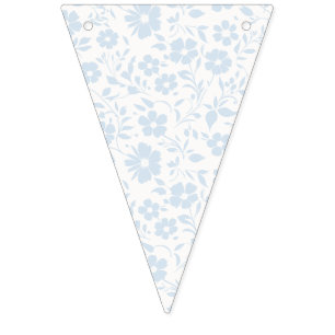 Vintage Bloom Powder Blue - Neutral Bunting