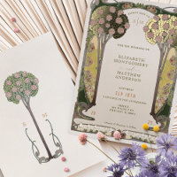 Vintage Bloom Trees of Love Victorian Wedding 