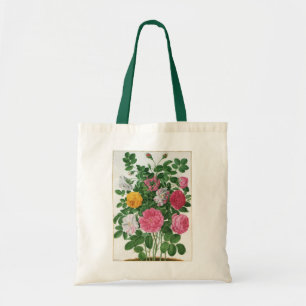 Vintage Blooming Flowers, Spring Garden Roses Tote Bag