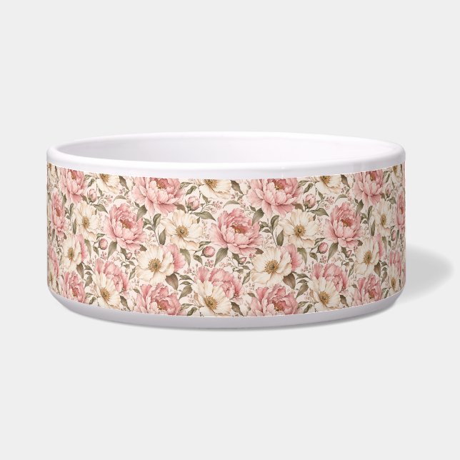 Vintage Blooming Peonies Pattern (Front)