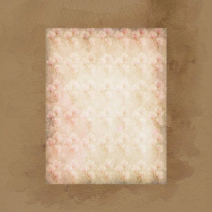 Vintage Blossoms Scrapbook Paper
