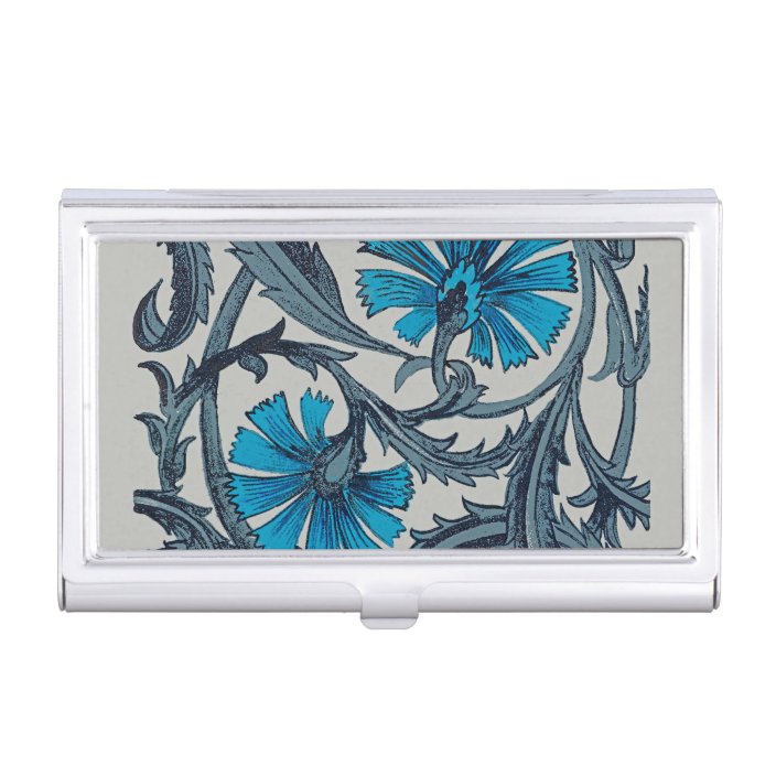 vintage blue antique flower graphic art design business ...