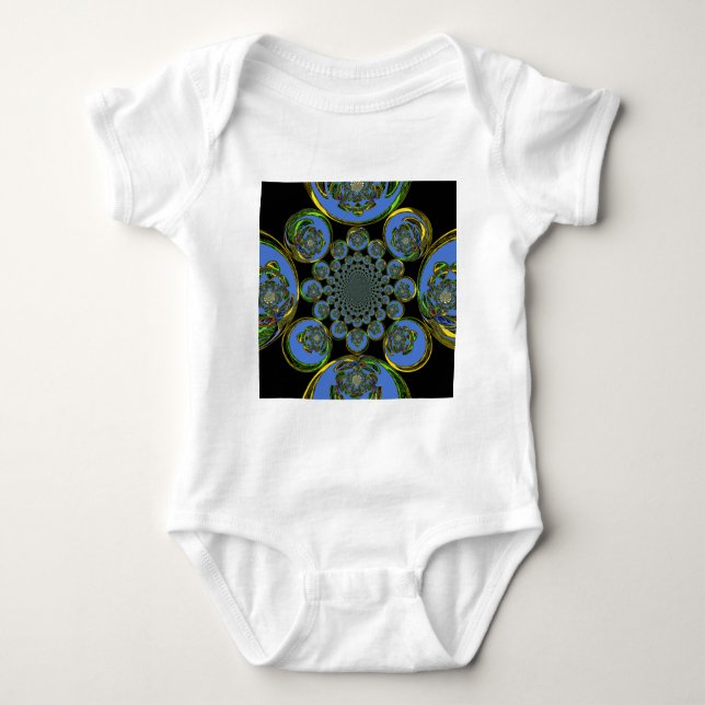 Vintage Blue Baby Bodysuit (Front)