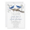 Vintage Blue Birds Wedding Invitations