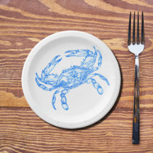 Vintage  blue  crab