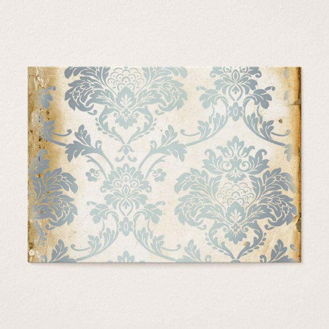Vintage Blue Damask (Front)