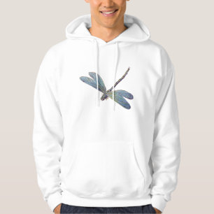 Vintage Blue Dragonfly Hoodie