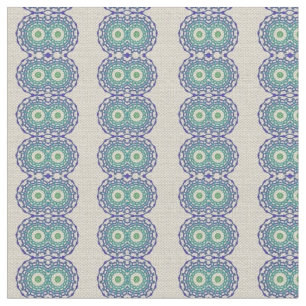 Vintage Blue Dreams Ticking Material Fabric