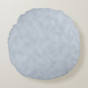 Vintage Blue Grey Parchment Look Texture Round Cushion