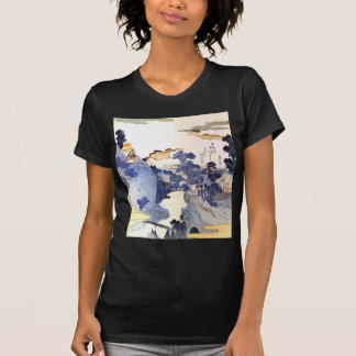 Vintage Blue Japanese Art T-Shirt