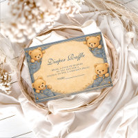 Vintage Blue Jeans Teddy Diapper Raffle