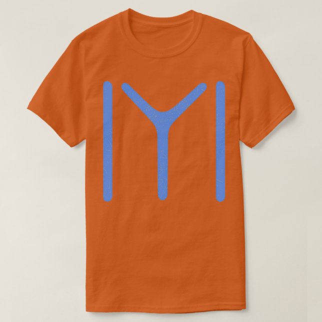 Vintage Blue kayi Flag IYI Gift T-Shirt (Design Front)