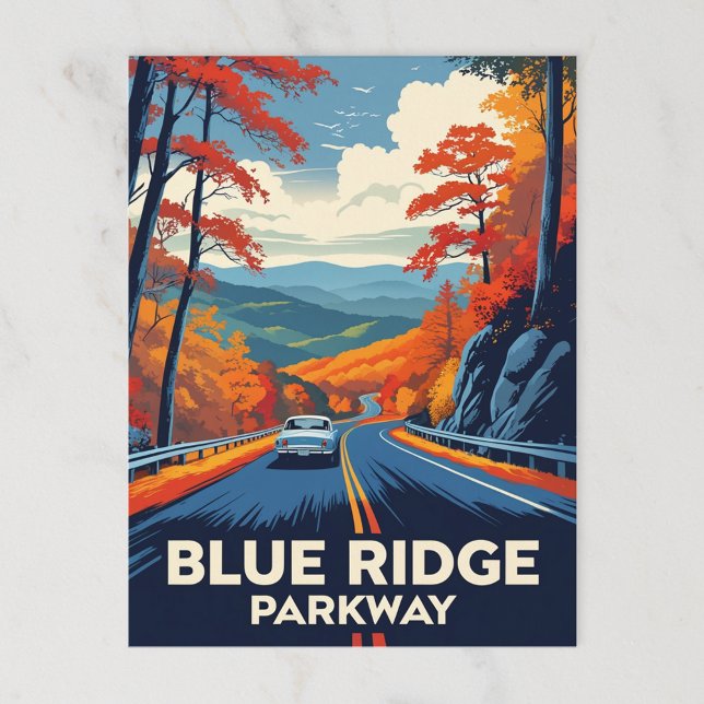 Vintage Blue Ridge Parkway Scenic Drive Postcard (Creator Uploaded)