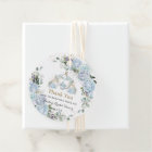 Vintage Blue Roses Princess Coach Bridal Shower
