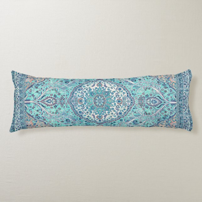 Vintage Blue Rug Pattern Body Cushion (Front)