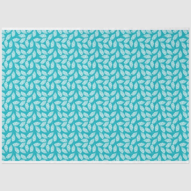 Vintage Blue Series Design 8 Tissue Paper (Front)