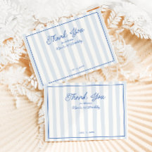 Vintage Blue Stripe Lobster 1st Birthday