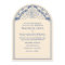 Vintage Blue Sun Moon Tarot Arch Wedding Invite