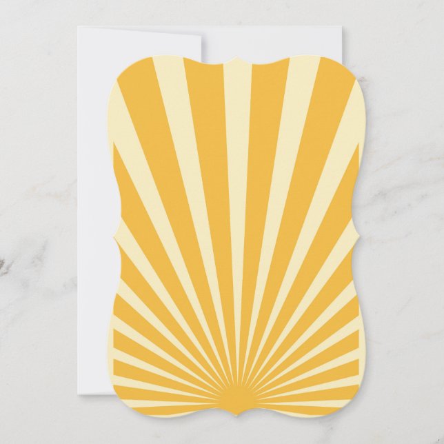 Vintage blue sunburst posters (Front)