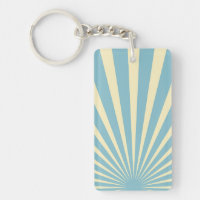 Vintage blue sunburst posters