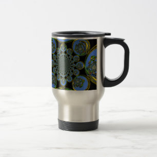 Vintage Blue Travel Mug
