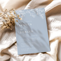 Vintage Blue Victorian Elegant Wedding