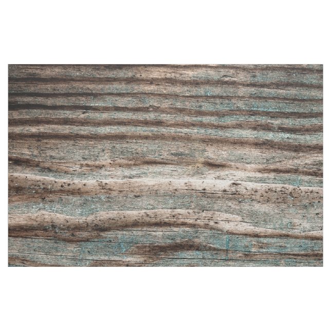 Vintage Blue Wood Fabric (Fat Quarter)