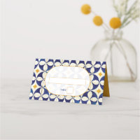 Vintage Blue & Yellow Portuguese Pattern Wedding