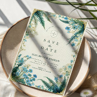 Vintage Bluebell Botanical Wedding