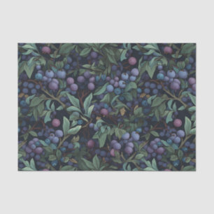 Vintage Blueberries  Tissue Paper