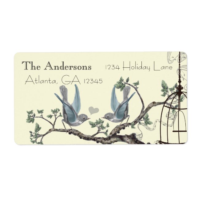 Vintage Bluebird Labels (Front)