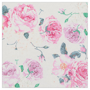 Vintage blush pink rose floral elegant damask fabric