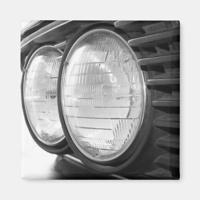 vintage BMW headlights magnet (Front)