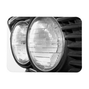vintage BMW headlights Magnet