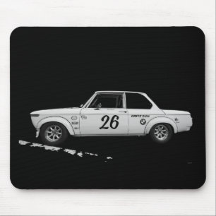 Vintage BMW Race Car Mouse Pad