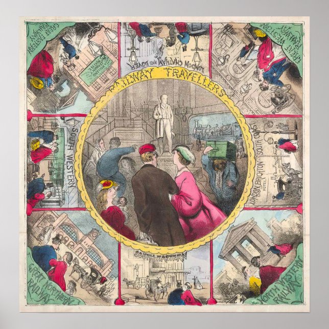 Vintage Board Games - Art Print (Front)