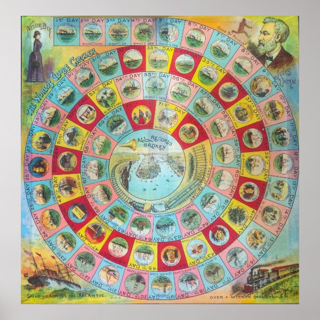 Vintage Board Games - Art Print (Front)
