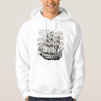 Vintage BOAT WITH QUOTE  Hoodie