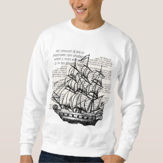 Vintage BOAT WITH QUOTE  Sweatshirt