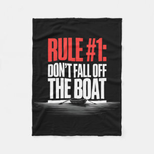 Vintage Boating Humor Sailor Nautical Retro Sailin Fleece Blanket
