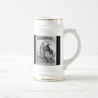Vintage Bock Beer Stein
