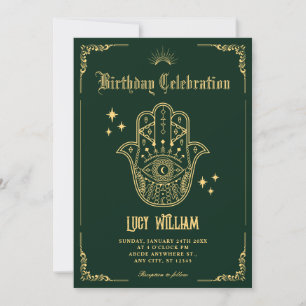 Vintage Bohemian art symbols  Invitation