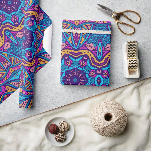 Vintage Bohemian Collection #0001 Wrapping Paper (Crafts)