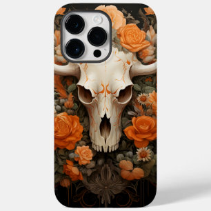 Vintage Bohemian Sugar Skull Bloom Case-Mate iPhone 14 Pro Max Case