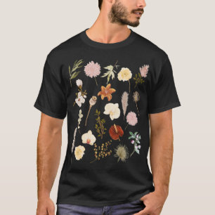 Vintage Boho Botanic Wildflowers Floral Flower Boh T-Shirt