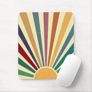 Vintage Boho Colours Mouse Pad