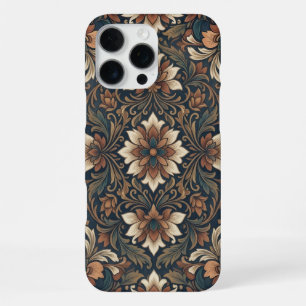 Vintage Boho Damask Floral Medallion Pattern iPhon iPhone 16 Pro Max Case